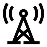 Antenna icon. Internet technology concept. Icon in line style vector