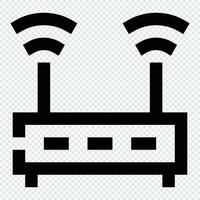 Access Point icon. Internet technology concept. Icon in line style vector