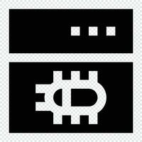 Bug icon. Internet technology concept. Icon in line style vector