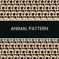 animal pattern design print item vector