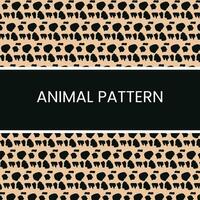 animal pattern design print item vector