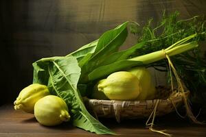 Jewish festival of Sukkot. Traditional symbols Etrog, lulav, hadas and arava photo