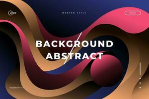 Abstract Background Dynamic Wave Colorful is used for website UI UX creativity and vibrancy to the website, making it visually appealing and engaging for users vector