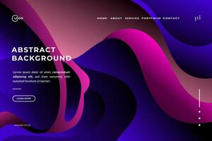 Abstract Background Dynamic Wave Colorful is used for website UI UX creativity and vibrancy to the website, making it visually appealing and engaging for users vector