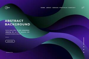 Abstract Background Dynamic Wave Colorful is used for website UI UX creativity and vibrancy to the website, making it visually appealing and engaging for users vector