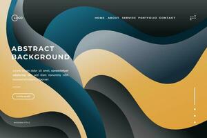 Abstract Background Dynamic Wave Colorful is used for website UI UX creativity and vibrancy to the website, making it visually appealing and engaging for users vector