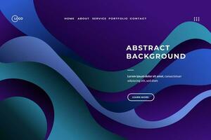 Abstract Background Dynamic Wave Colorful is used for website UI UX creativity and vibrancy to the website, making it visually appealing and engaging for users vector