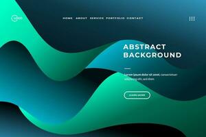 Abstract Background Dynamic Wave Colorful is used for website UI UX creativity and vibrancy to the website, making it visually appealing and engaging for users vector