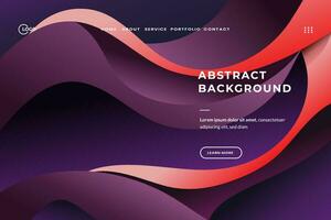 Abstract Background Dynamic Wave Colorful is used for website UI UX creativity and vibrancy to the website, making it visually appealing and engaging for users vector