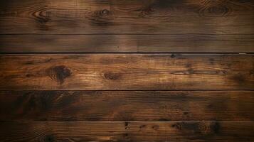 Cracked boards. Wood planks background, texture in abstract style. Rough  structure. Vintage floor wallpaper. Brown wooden table. Old vintage  backdrop, pattern. Empty space. Stock Photo