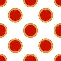 Pattern homemade cookie different taste in pastry biscuit vector
