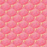 Pattern homemade cookie different taste in pastry biscuit vector