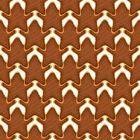 Pattern homemade cookie different taste in pastry biscuit vector