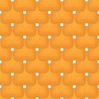 Pattern homemade cookie different taste in pastry biscuit vector