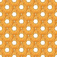 Pattern homemade cookie different taste in pastry biscuit vector
