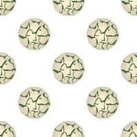 Pattern homemade cookie different taste in pastry biscuit vector