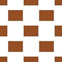 Pattern homemade cookie different taste in pastry biscuit vector