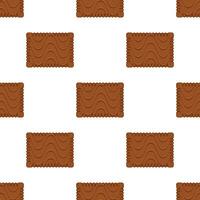 Pattern homemade cookie different taste in pastry biscuit vector