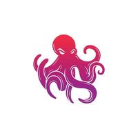 Octopus mascot logo design element for your business vector