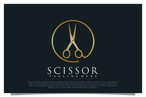 Haircut logo design element vector for your business