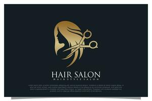 Haircut logo design element vector for your business