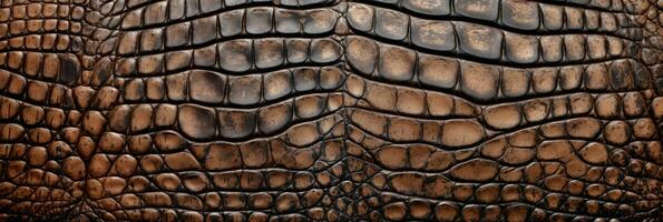 A crocodile skin texture background photo