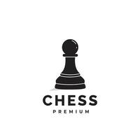 Chess pawn logo vector icon minimalist suitable for match or community