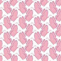 Seamless butterfly pattern. Drawn butterfly background vector