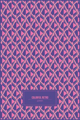 retro pattern of colorful purple pastel color with abstract shape