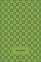 simple rectangle pattern with small cirlce ornaments vector