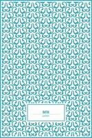 batik pattern with vintage style shape vector