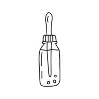 Vector illustration of cosmetic jar.