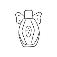 Hand drawn vector illustration perfume.