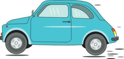 Cute Small car illustrator vector