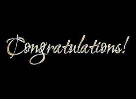 Congratulations Greeting. Congrats Text in Gold and Silver Colors for a card, T-shirt printing, banner  poster Vector