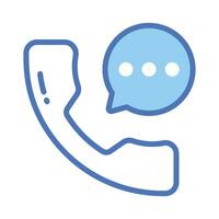 An amazing icon of business call in trendy style, customizable vector of financial call