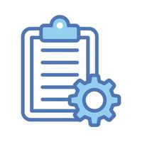 Modern design of content management icon, project development vector design