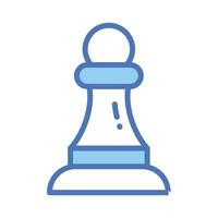 Trendy vector of chess pawn in editable style, strategy in modern design style