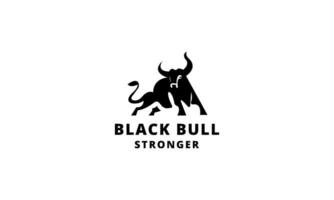 bull logo design vector