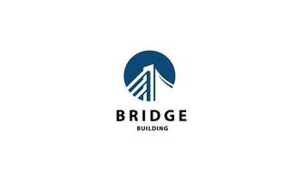 Bridge logo template vector icon illustration