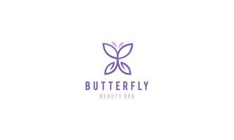 Butterfly  logo design template vector