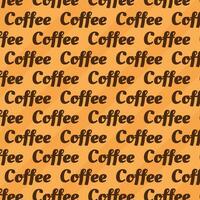 International Coffee Day Pattern Seamless Background vector