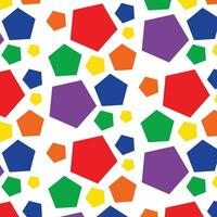 Polkadot Colorfull Pattern Seamless Background Design vector