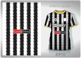 Vector sports shirt background image.yellow zebra stripes pattern design, illustration, textile background for sports t-shirt, football jersey shirt