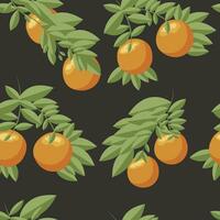 Orange seamless pattern. Vector seamless texture. Orange background.