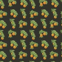 Orange seamless pattern. Vector seamless texture. Orange background.