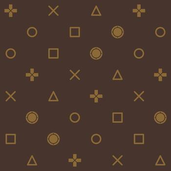 Seamless button game console luxury. Seamless pattern for printing, fabric, and background. Vector illustration.