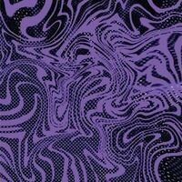 Swirling and wavy purple and black colored vector background isolated on square template.