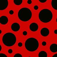 Seamless wallpaper ladybug. Vector continuous