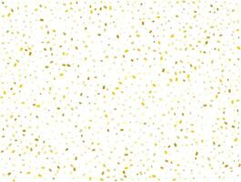 Birthday Golden Rectangles Confetti Background. Vector illustration